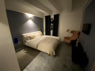 Ein Bett oder Betten in einem Zimmer der Unterkunft Highclass luxury penthouse near Kudamm
