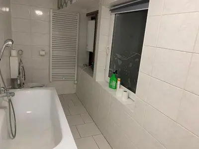 Ein Badezimmer in der Unterkunft Ferienwohnung in Müncheberg