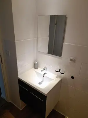Ein Badezimmer in der Unterkunft Spreewald Ferienwohnung Wollgast