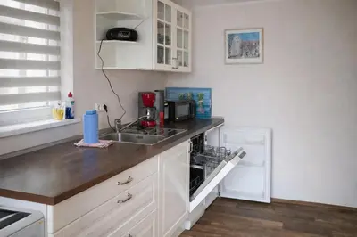 Küche/Küchenzeile in der Unterkunft Ferienhaus Ludwig Leichhardt