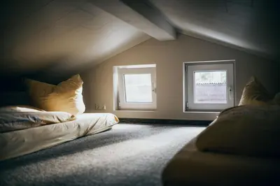 Ein Bett oder Betten in einem Zimmer der Unterkunft Ferienhaus Oberspreewald