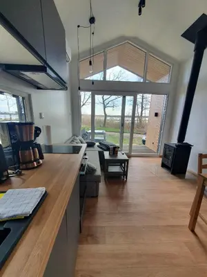 Ein Sitzbereich in der Unterkunft Tiny Haus 1