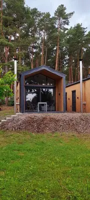 Ein Garten an der Unterkunft Tiny Haus 2