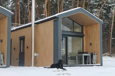 Tiny Haus 2 im Winter