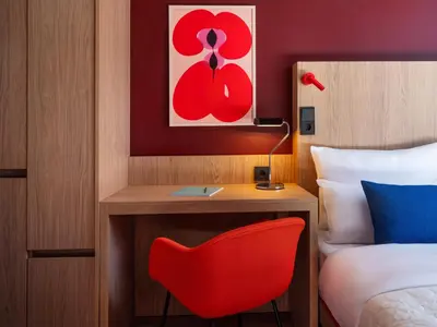 Ein Bett oder Betten in einem Zimmer der Unterkunft Numa Berlin Friedrichshain