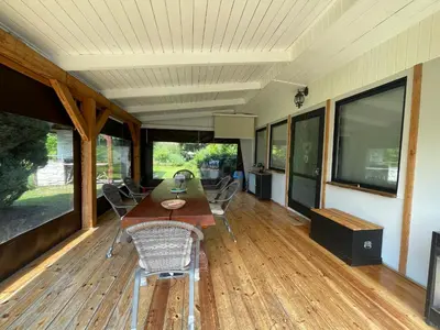 Grundriss der Unterkunft Ferienhaus Garten und Pool Ferienwohnung und Gästehaus