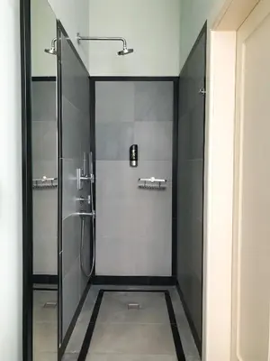 Ein Badezimmer in der Unterkunft Landhaus am Jungfernsee
