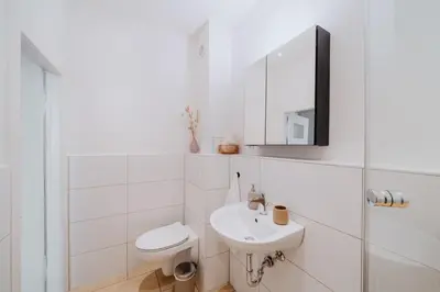 Ein Badezimmer in der Unterkunft 030 - Szene Apartment Kreuzberg