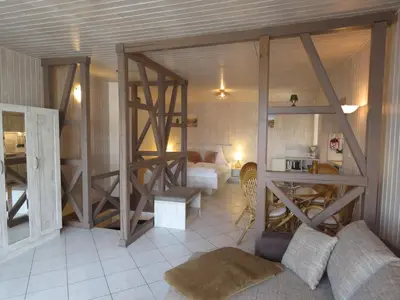 Ein Bett oder Betten in einem Zimmer der Unterkunft Haus Evelyn