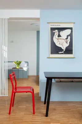 Ein Sitzbereich in der Unterkunft Family Friendly Studio Apartment