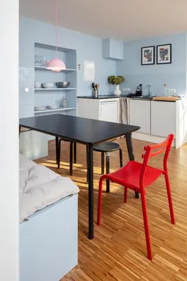 Küche/Küchenzeile in der Unterkunft Family Friendly Studio Apartment