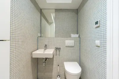 Ein Badezimmer in der Unterkunft Stylish Apartment 2 Bath r Bergmannkiez, Kreuzberg