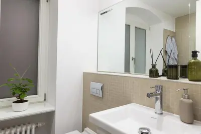 Ein Badezimmer in der Unterkunft J8 Room22 Studioapartment Mitte Mitte