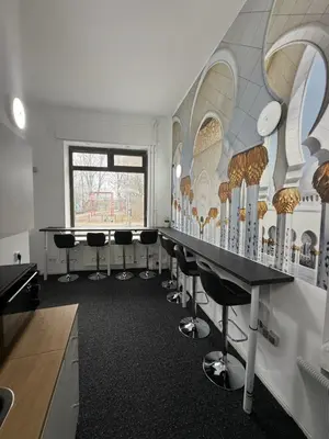 Der Geschäftsbereich oder Konferenzraum in der Unterkunft Chill Inn Hostel Berlin