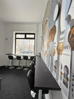 Der Geschäftsbereich oder Konferenzraum in der Unterkunft Chill Inn Hostel Berlin