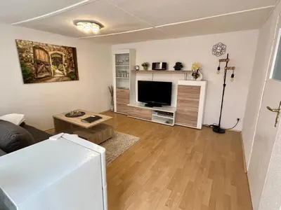 TV/Unterhaltungsangebot in der Unterkunft Bungalowdorf Briesensee