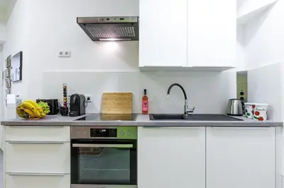 Küche/Küchenzeile in der Unterkunft P22 Room 22 Apartment Prenzlauer Berg
