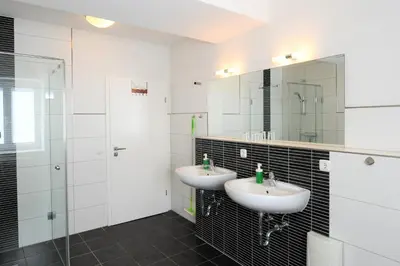 Ein Badezimmer in der Unterkunft Ferienwohnung Helene