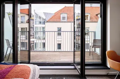Ein Balkon oder eine Terrasse in der Unterkunft Numa Berlin Nook