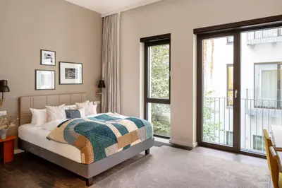 Ein Bett oder Betten in einem Zimmer der Unterkunft Numa Berlin Nook