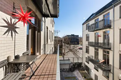 Das Gebäude in dem sich die Ferienwohnung befindet