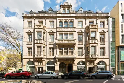 Das Gebäude in dem sich die Ferienwohnung befindet