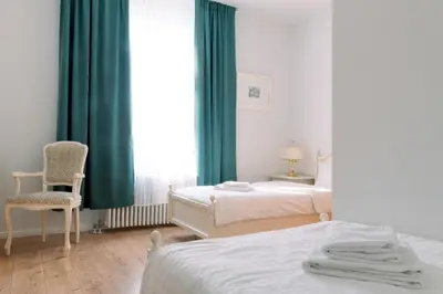Ein Bett oder Betten in einem Zimmer der Unterkunft Hotel-Restaurant Alt Karow