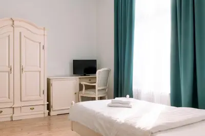 Ein Bett oder Betten in einem Zimmer der Unterkunft Hotel-Restaurant Alt Karow