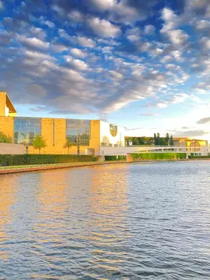 Blick auf einen Fluss in der Nähe der Ferienwohnung