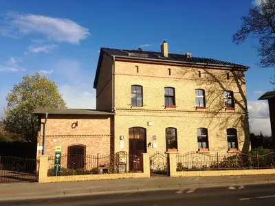 Das Gebäude in dem sich die Ferienwohnung befindet