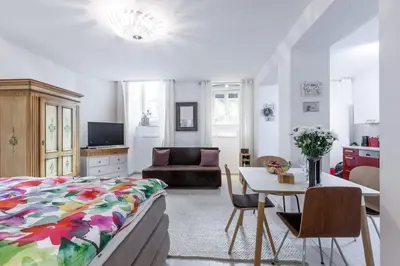 TV/Unterhaltungsangebot in der Unterkunft S31 - Room 22 Apartment Bergmannstraße Back