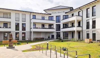 Das Gebäude in dem sich die Ferienwohnung befindet