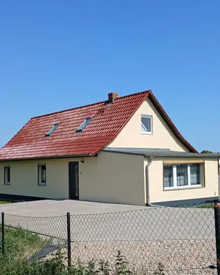 Das Gebäude in dem sich die Ferienwohnung befindet