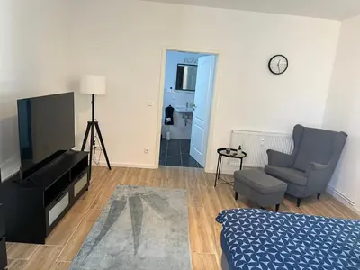 TV/Unterhaltungsangebot in der Unterkunft Gutshof von Gemünden Ferienwohnung 3