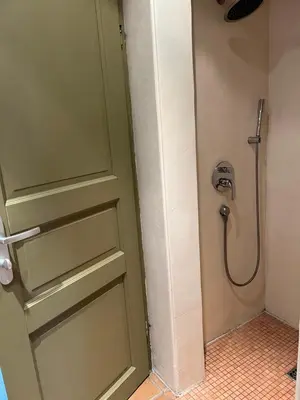 Ein Badezimmer in der Unterkunft Idyllisches Apartment am Berliner Stadtrand