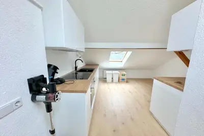 Küche/Küchenzeile in der Unterkunft Cozy Apartment Near Berlin Ideal for Work or Leisure