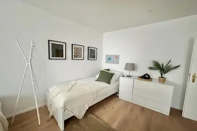 Ein Bett oder Betten in einem Zimmer der Unterkunft Arbio Monteurzimmer Tremmen Parking Included