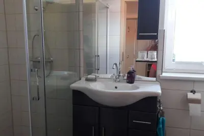 Ein Badezimmer in der Unterkunft Ferienwohnung Natur pur
