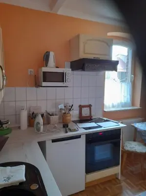 Küche/Küchenzeile in der Unterkunft Ferienwohnung Natur pur