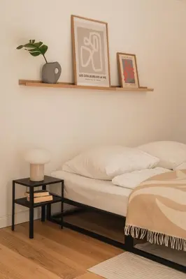 Ein Bett oder Betten in einem Zimmer der Unterkunft 105m2 Duplex Wohnung im Herzen Berlins, Neukölln