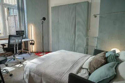 Ein Bett oder Betten in einem Zimmer der Unterkunft Design Loft in Berlin Prenzlauer Berg