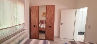 Ein Bett oder Betten in einem Zimmer der Unterkunft Urlaub am Seddiner See