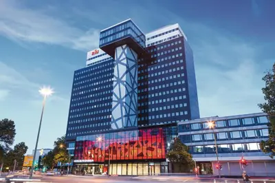 Das Gebäude in dem sich das Hotel befindet