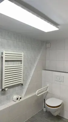 Ein Badezimmer in der Unterkunft Spreewald Haus Boche