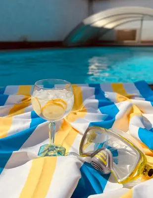 Der Swimmingpool an oder in der Nähe von Spreewald Haus Boche