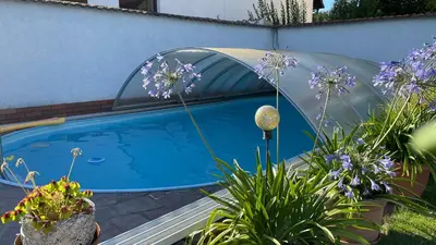 Der Swimmingpool an oder in der Nähe von Spreewald Haus Boche
