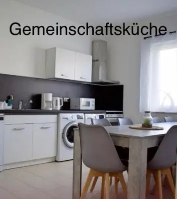 Küche/Küchenzeile in der Unterkunft Appartementhaus