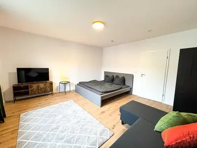 TV/Unterhaltungsangebot in der Unterkunft Apartment for large groups south of Berlin