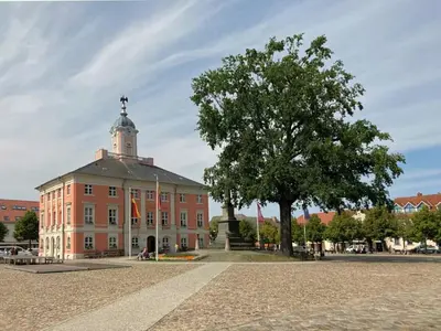 Das Gebäude in dem sich die Ferienwohnung befindet