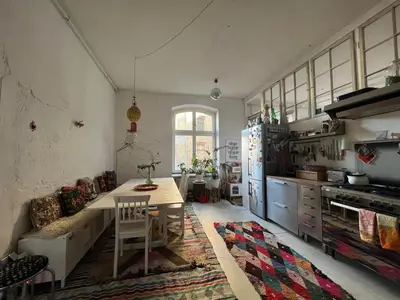 Küche/Küchenzeile in der Unterkunft Artisanal Warehouse Conversion